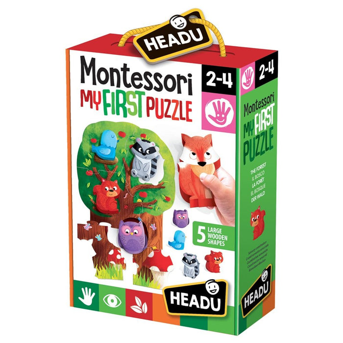 EAN 8059591420133 - Headu Montessori First Puzzle the Forest imagen 1