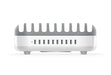 EAN 0819472021839 - Compulocks 10PUSBDKS-UK organizador para estación de carga Independiente Gris, Blanco imagen 2