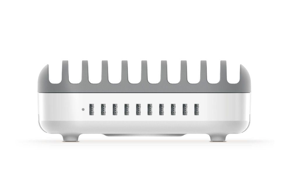 EAN 0819472021839 - Compulocks 10PUSBDKS-UK organizador para estación de carga Independiente Gris, Blanco imagen 2