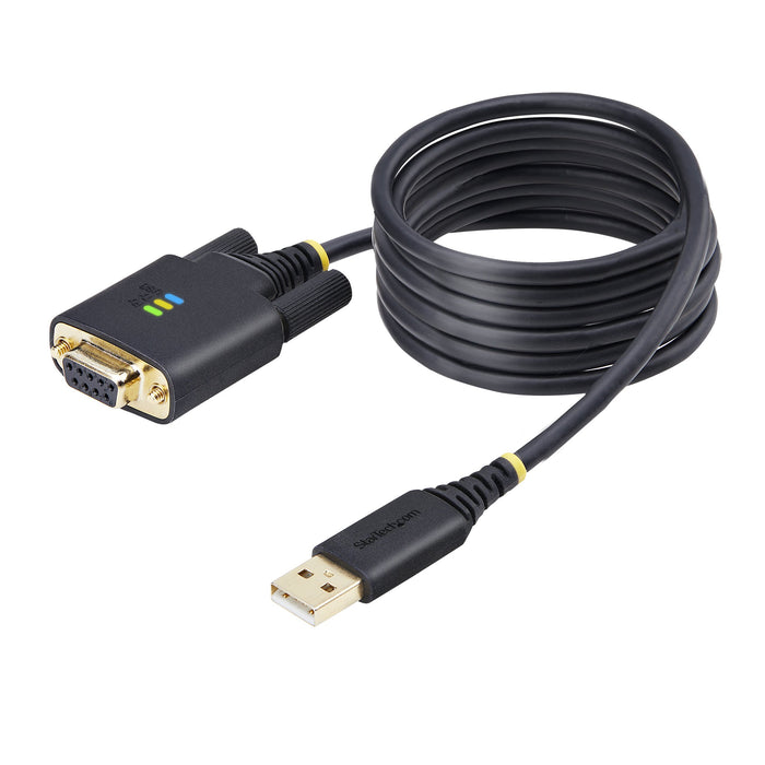 EAN 0065030903240 - StarTech.com 1P6FFCN-USB-SERIAL cable de serie Negro USB tipo A DB-9 imagen 1