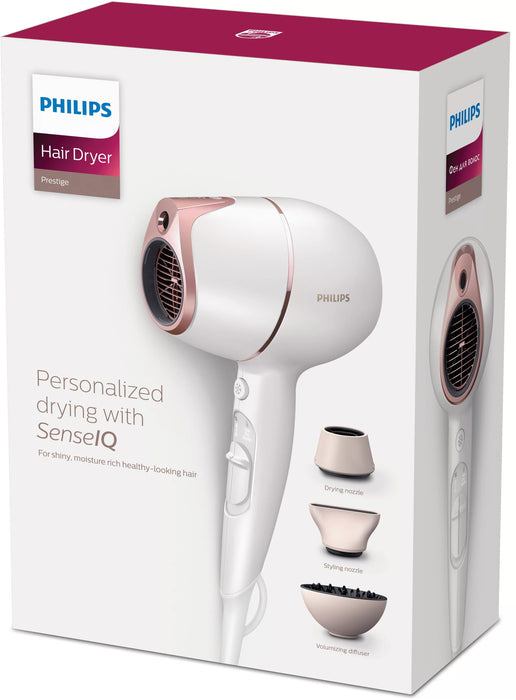 EAN 8710103931492 - Philips BHD628/00 secador 1800 W Rosa, Blanco imagen 3