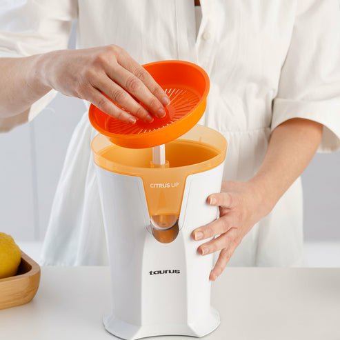 EAN 8414234242716 - Taurus CITRUS UP prensa de cítricos eléctricos 0,2 L 40 W Naranja, Blanco imagen 7