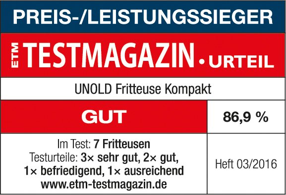 EAN 4011689586156 - Unold 58615 freidora Sencillo Independiente 1200 W Negro, Acero inoxidable imagen 8