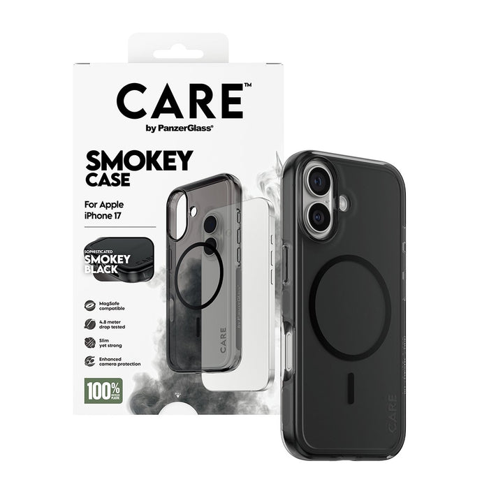 EAN 5715685026959 - PanzerGlass CARE by ® Flagship Case Urban Explorer Smokey w. Black MagSafe iPhone 17 funda para teléfono  imagen 5