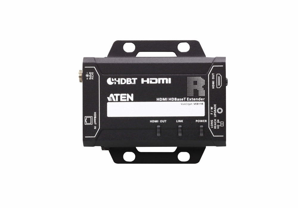 EAN 0672792007675 - ATEN VE811R extensor audio/video Receptor AV Negro imagen 4