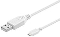 EAN 5706998883124 - Microconnect USBABMICRO0,15W cable USB USB 2.0 0,15 m USB A Micro-USB B Blanco imagen 1