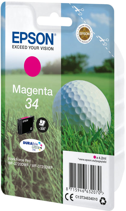 EAN 8715946632070 - Epson Golf ball C13T34634010 cartucho de tinta 1 pieza(s) Original Rendimiento estándar imagen 2