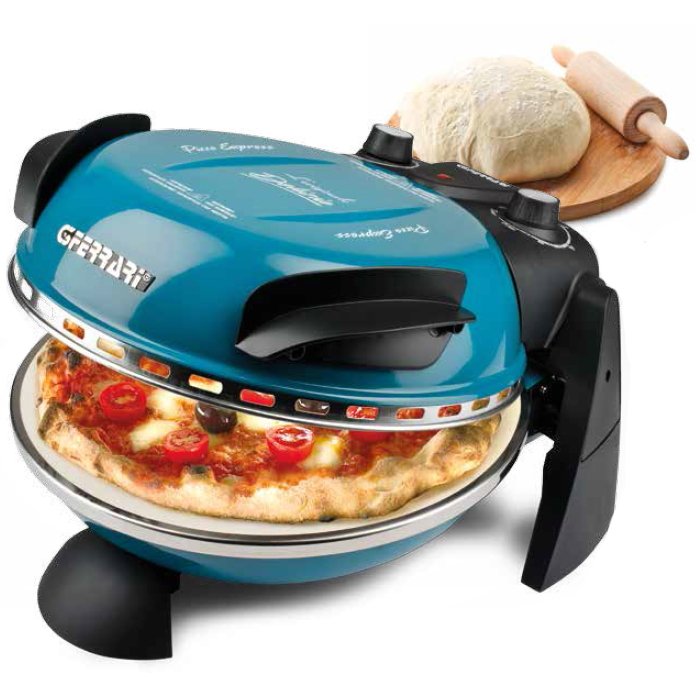 EAN 8056095874844 - G3 Ferrari Delizia fabricante de pizza y hornos 1 Pizza(s) 1200 W Negro, Azul imagen 2