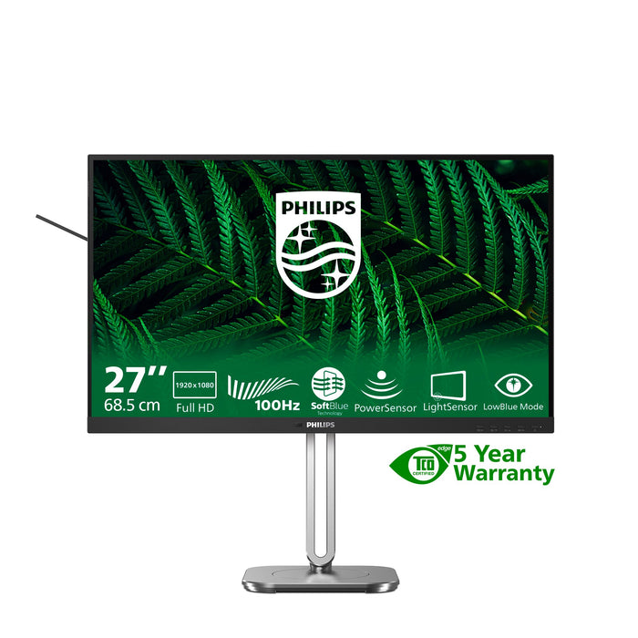 EAN 8721038001761 - Philips 5000 series 27B2G5200/00 pantalla para PC 68,6 cm (27") 1920 x 1080 Pixeles Full HD LCD Antracita imagen 1