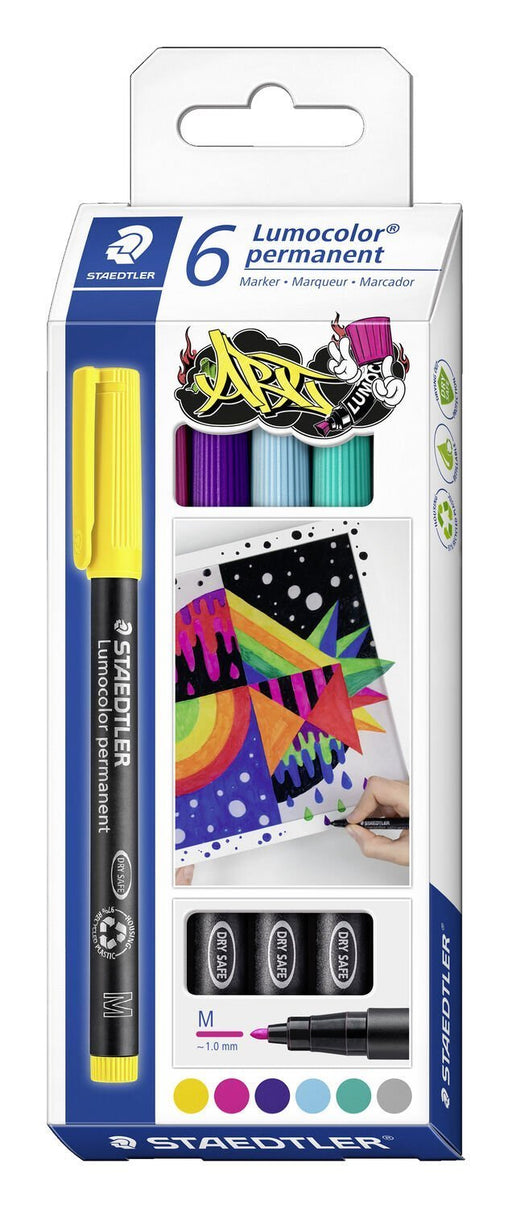 EAN 4007817085981 - Staedtler Lumocolor permanent pen 317 marcador permanente 6 pieza(s) imagen 1