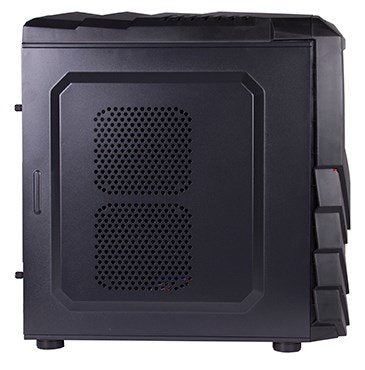 EAN 0642968297612 - Black Lion PG1137 carcasa de ordenador Midi Tower Negro, Rojo imagen 3
