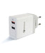 EAN 8425402168653 - Eightt EQC2V2 cargador de dispositivo móvil Universal Gris, Blanco Corriente alterna Carga rápida Interio imagen 1