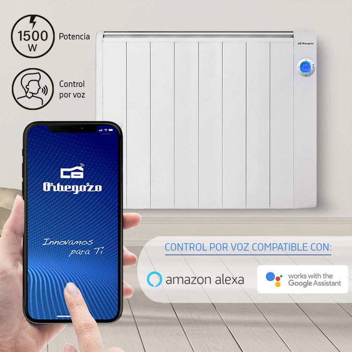 EAN 8435568400481 - Orbegozo RRW 1500 calefactor eléctrico Interior Blanco 1500 W Radiador sin aceite imagen 5