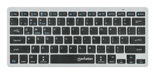 EAN 0766623180559 - Manhattan 180559 teclado Oficina RF Wireless + Bluetooth QWERTZ Alemán Negro, Gris imagen 2