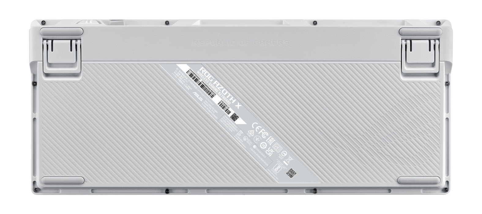 EAN 4711387897355 - ASUS ROG Azoth X teclado Juego USB + RF Wireless + Bluetooth Negro, Blanco imagen 10