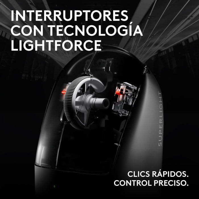 EAN 5099206130111 - Logitech G PRO X SUPERLIGHT 2c ratón Juego Ambidextro RF inalámbrico 44000 DPI imagen 7