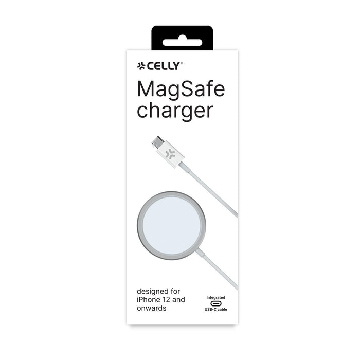 EAN 8021735208037 - Celly MAGCHARGEPRO cargador de dispositivo móvil Smartphone Blanco USB Cargador inalámbrico Interior imagen 2