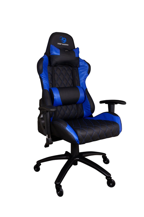 EAN 8436556143823 - Deep Gaming Deep Command II Silla para videojuegos de PC Asiento acolchado Negro, Azul imagen 5