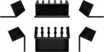 EAN 4040849704338 - Goobay 70433 organizador de cables Escritorio Soporte para cables Negro 2 pieza(s) imagen 4