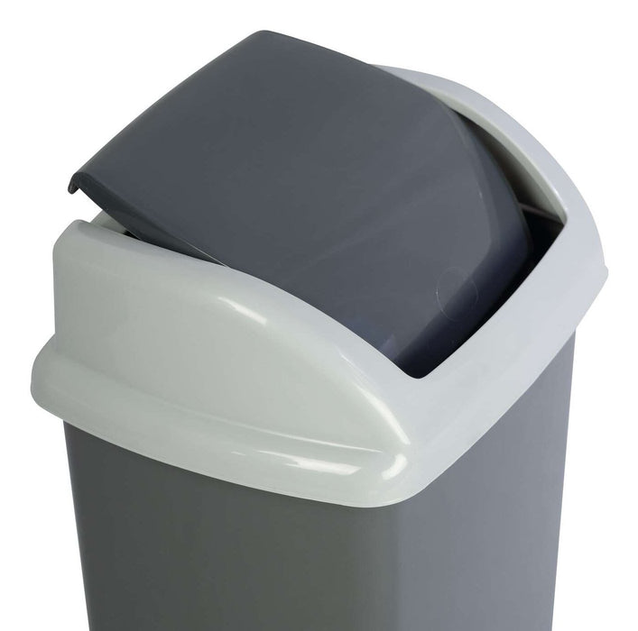 EAN 4002390095808 - MAUL 9520587 papelera 5 L Rectangular Plástico, Polipropileno (PP) Gris Oscuro, Blanco imagen 8