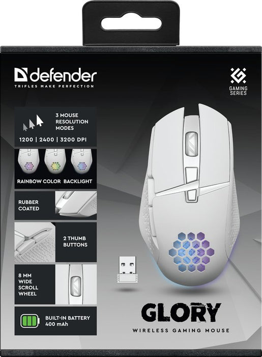 EAN 4745090820515 - Defender GLORY GM-514 ratón Juego mano derecha RF inalámbrico Óptico 3200 DPI imagen 11