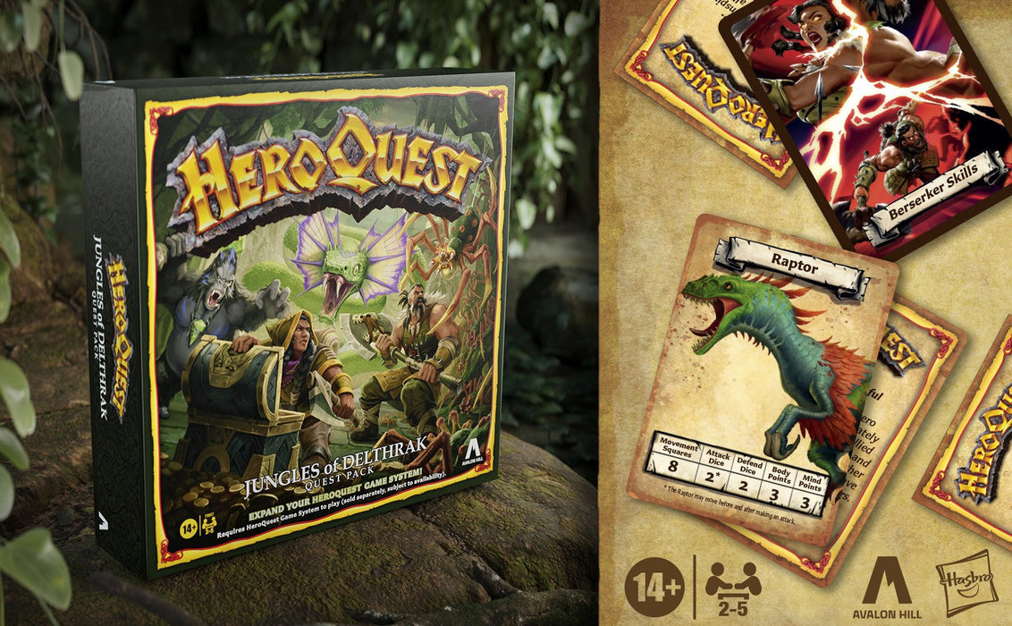 EAN 5010996227775 - Hasbro Gaming Avalon Hill HeroQuest Jungles of Delthrak Quest Pack Expansión de juego de mesa Viaje/avent imagen 17