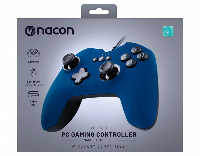 EAN 3499550362008 - NACON PCGC-100BLUE mando y volante Azul USB Gamepad Analógico PC imagen 5