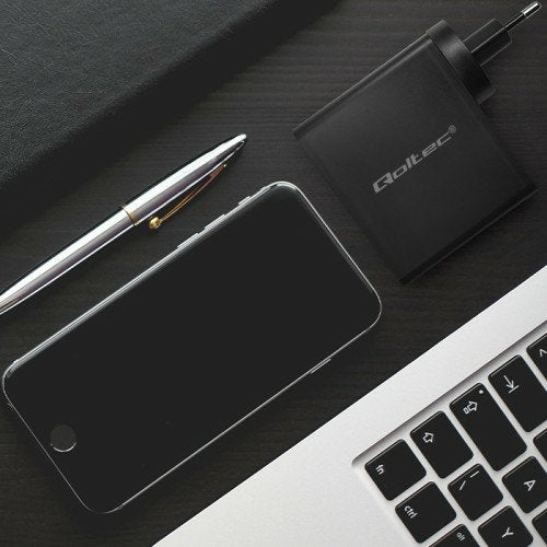 EAN 5901878523835 - Qoltec 52383 cargador de dispositivo móvil Portátil, Consola de juegos portátil, Batería portátil, Smartp imagen 2