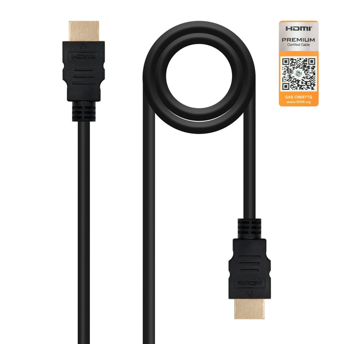 EAN 8433281007673 - Nanocable HDMI V2.0, 1.5m cable HDMI 1,5 m HDMI tipo A (Estándar) Negro imagen 1
