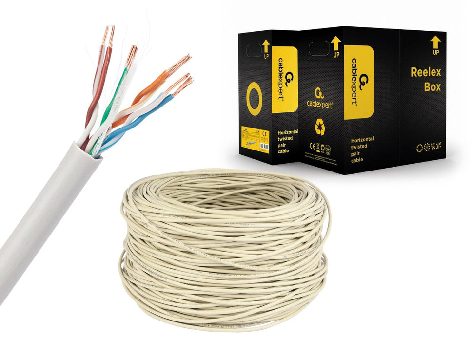 EAN 8716309069618 - Gembird UPC-5004E-L cable de red Gris 304,8 m Cat5e imagen 3