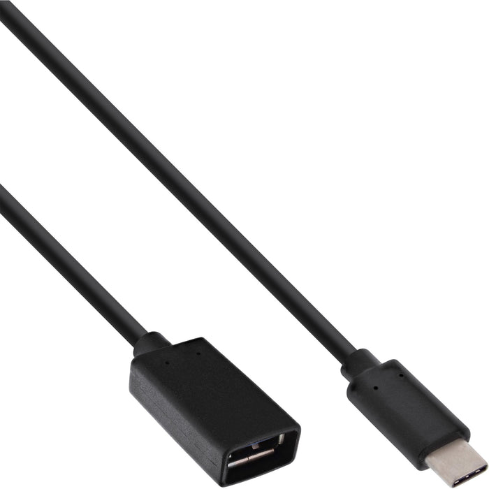 EAN 4043718249787 - InLine 35800 cable USB USB 3.2 Gen 2 (3.1 Gen 2) 0,15 m USB A USB C Negro imagen 1