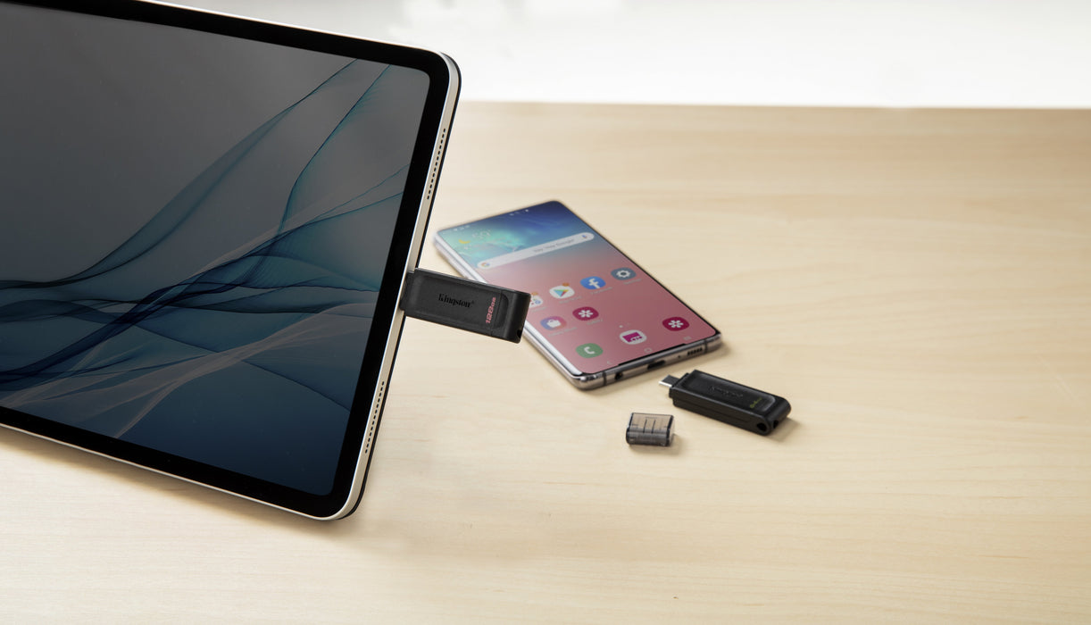 EAN 0740617305302 - Kingston Technology DataTraveler 70 unidad flash USB USB Tipo C 3.2 Gen 1 (3.1 Gen 1) Negro imagen 7