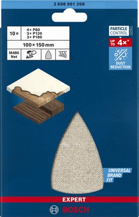 EAN 4059952568645 - Bosch M480 Pintura, Madera Hoja lijadora imagen 2