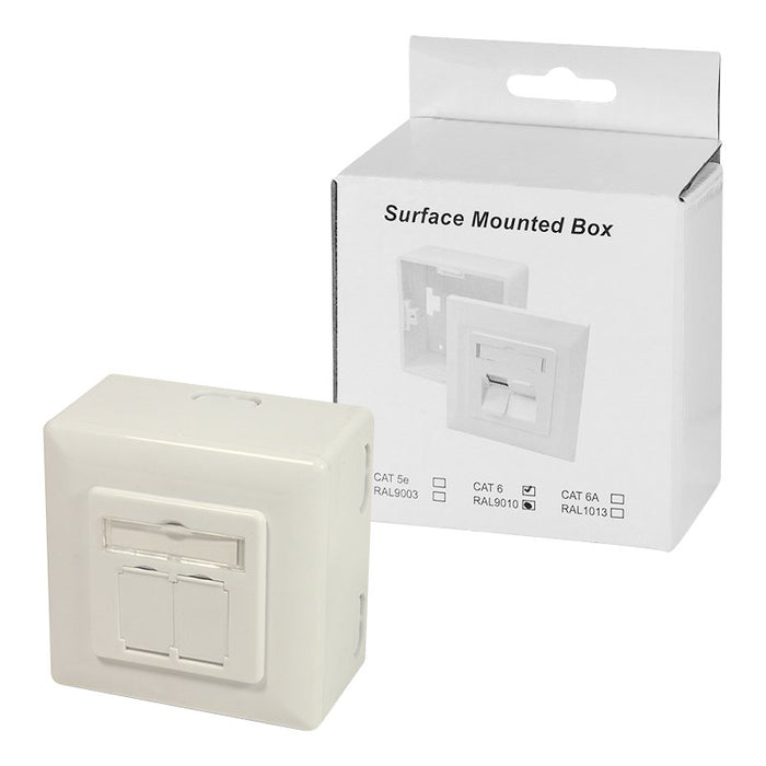 EAN 4052792064575 - LogiLink NP0006A toma de corriente 2 x RJ-45 Blanco imagen 10