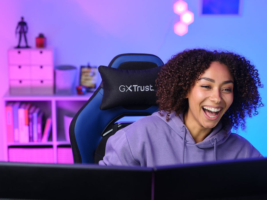 EAN 8713439251319 - Trust GXT 714 RUYA Silla para videojuegos universal Negro, Azul imagen 8