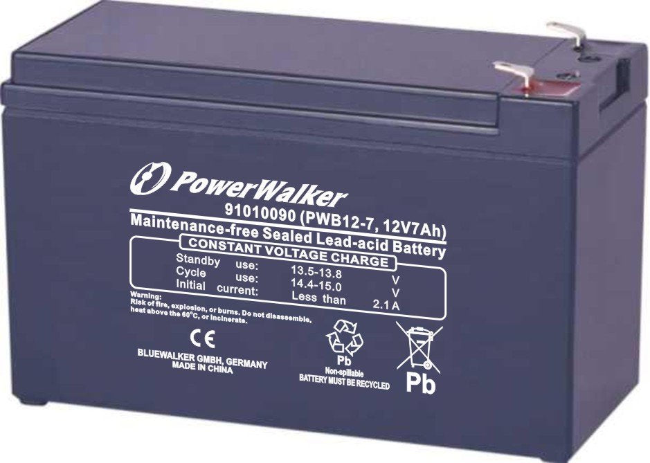 EAN 4260074978131 - PowerWalker PWB12-7 Sealed Lead Acid (VRLA) 12 V 7 Ah imagen 1
