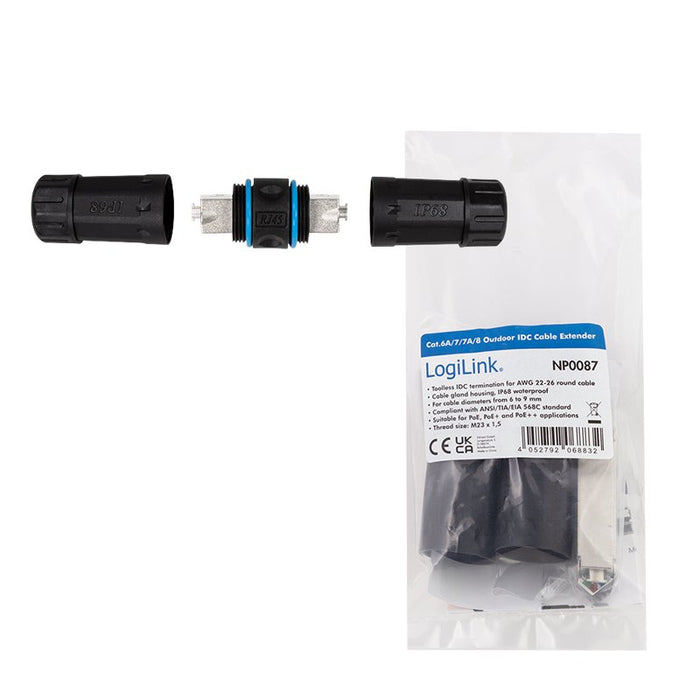 EAN 4052792068832 - LogiLink NP0087 conector IDC Negro imagen 10