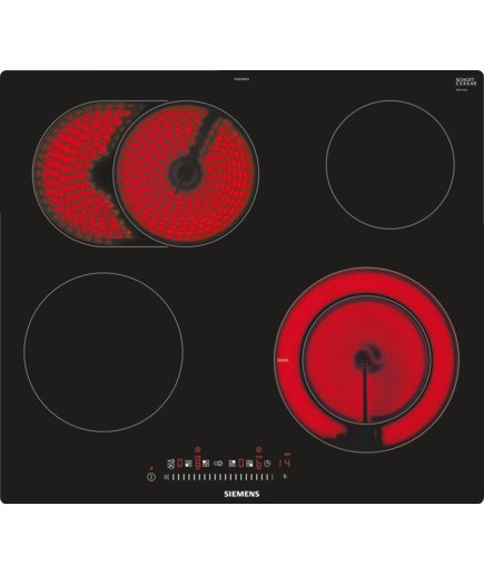 EAN 4242003762127 - Siemens ET601FNP1E hobs Negro, Acero inoxidable Integrado Cerámico 4 zona(s) imagen 1