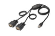 EAN 4016032308522 - Digitus DA-70158 cable de serie Negro 1,5 m USB tipo A DB-9 imagen 1