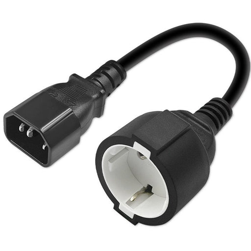 EAN 5901878539065 - Qoltec 53906 cable de transmisión Negro 0,15 m IEC 320 Schuko imagen 1