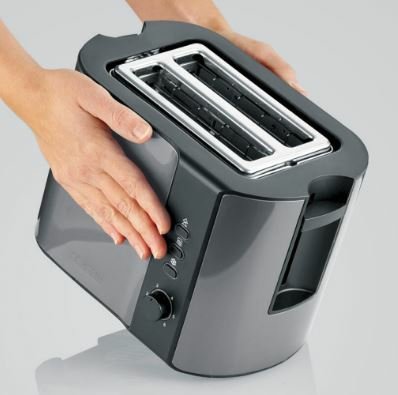 EAN 4008146045684 - Severin AT 9573 tostadora 2 rebanada(s) 800 W Antracita, Negro imagen 3