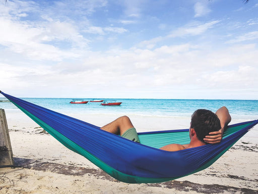 EAN 4030454005791 - AMAZONAS Adventure Hammock Hamaca colgante 1 personas(s) Nylon, Antidesgarros Azul, Color menta imagen 10