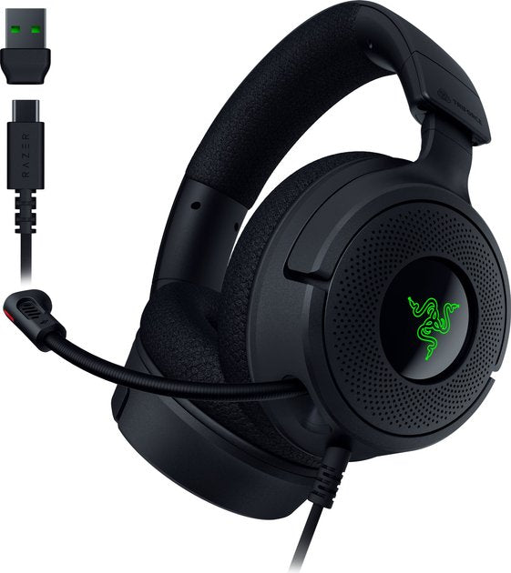 EAN 8887910060766 - Razer Kraken V4 X Auriculares Alámbrico Diadema Juego USB Type-C / USB Type-A Negro imagen 1