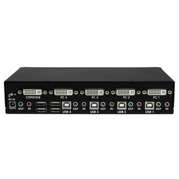 EAN 0065030831369 - StarTech.com SV431DVIUAHR interruptor KVM Negro imagen 3