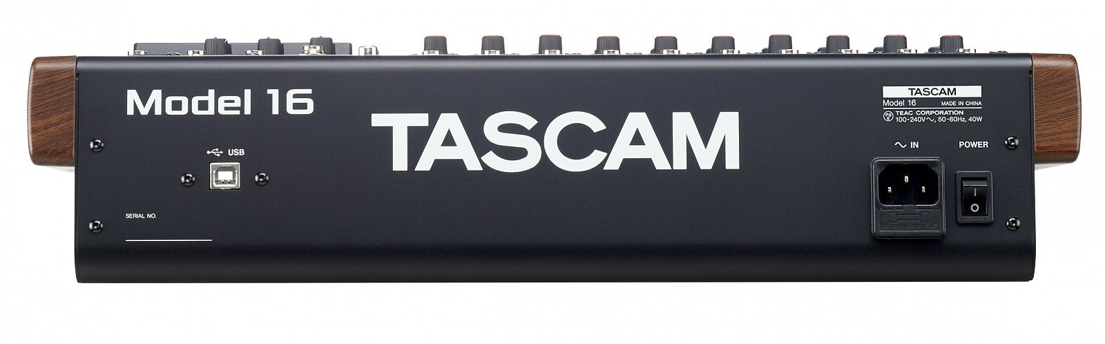 EAN 4907034131266 - Tascam MODEL 16 mezclador DJ 16 canales 20 - 30000 Hz Negro, Oro, Madera imagen 10