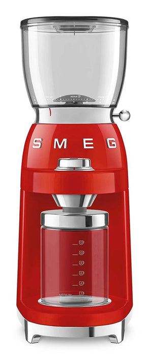 EAN 8017709318000 - Smeg CGF11RDEU molinillo de café 150 W Rojo, Transparente imagen 1