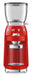 EAN 8017709318000 - Smeg CGF11RDEU molinillo de café 150 W Rojo, Transparente imagen 1