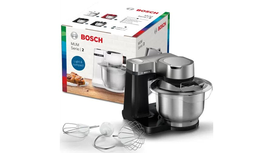 EAN 4242005252350 - Bosch Serie 2 MUMS2VM00 robot de cocina 900 W 3,8 L Negro, Plata imagen 3