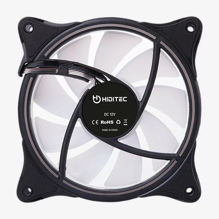 EAN 8436545693384 - Hiditec N18 ARGB Carcasa del ordenador Ventilador 12 cm Negro imagen 5