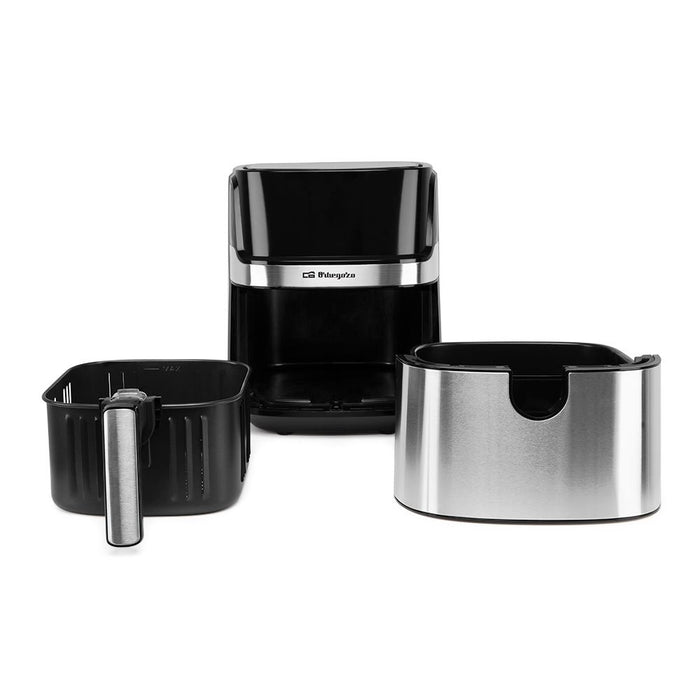 EAN 8435568403697 - Orbegozo FDR 67 freidora Sencillo 5,5 L Independiente 1700 W Freidora de aire caliente Negro, Acero inoxi imagen 6